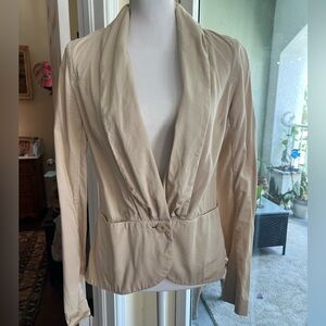 7 for all mankind cream blazer